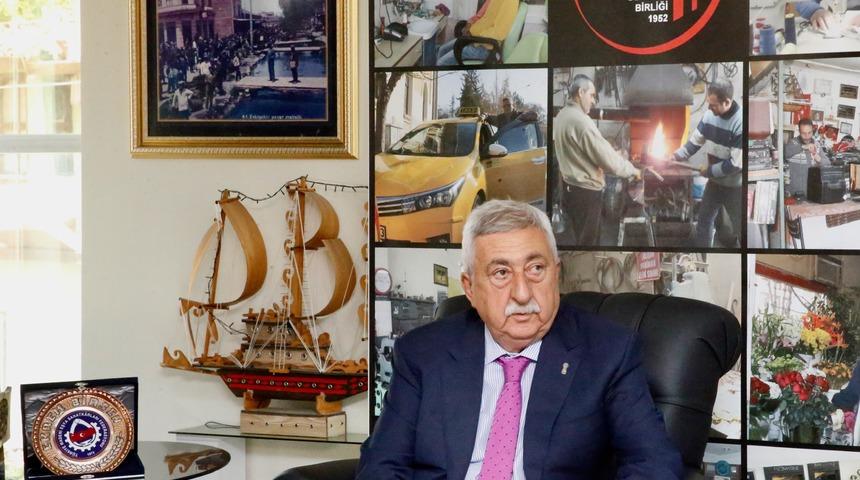 TESK Genel Başkanı Palandöken, Eskişehir Esnaf ve Sanatkarlar Odaları Birliğini ziyaret etti
