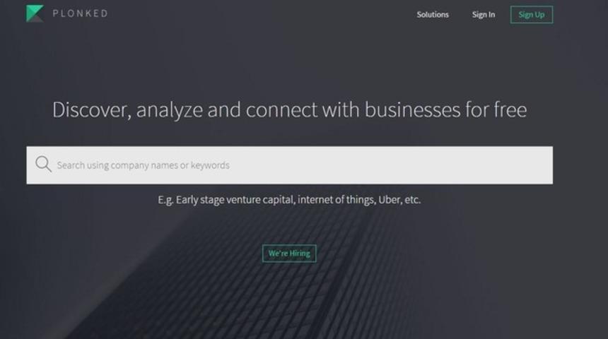 Arama motoru Plonked, işletmeler için düşünülmüş