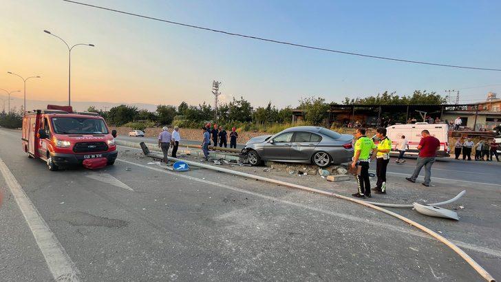 Kahramanmaraş'ta iki otomobilin çarpıştığı kazada 6 kişi yaralandı G2