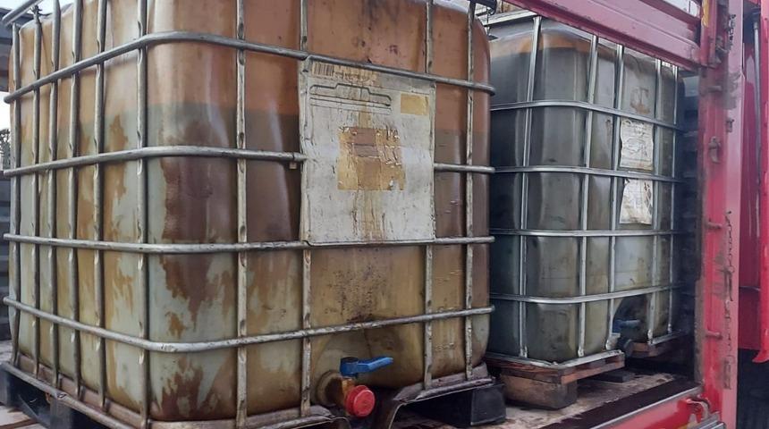 Hatay'da 1650 litre kaçak akaryakıt ele geçirildi