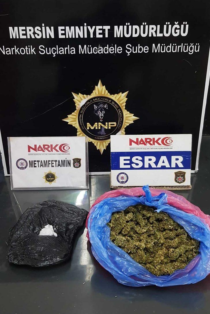 Mersin'de iki araçta 6 ruhsatsız tabanca ve uyuşturucu ele geçirildi G3