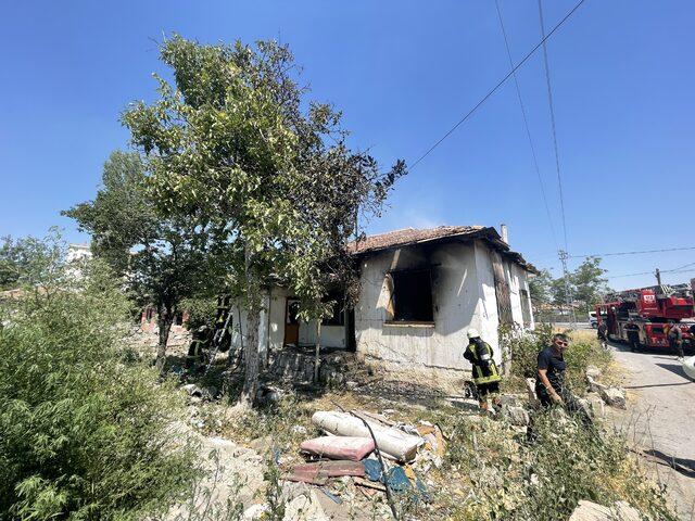 Kayseri'de evde çıkan yangın söndürüldü