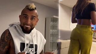 Arturo Vidal'den pes dedirten paylaşım! Karısının kalçasını çekip yayınladı...