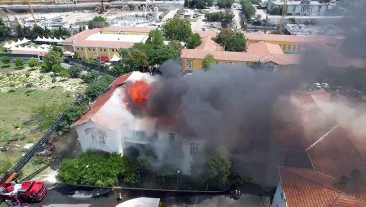 SON DAKİKA | İstanbul'daki Balıklı Rum Hastanesi'nde yangın çıktı! Büyük panik hastalar böyle taşındı G1