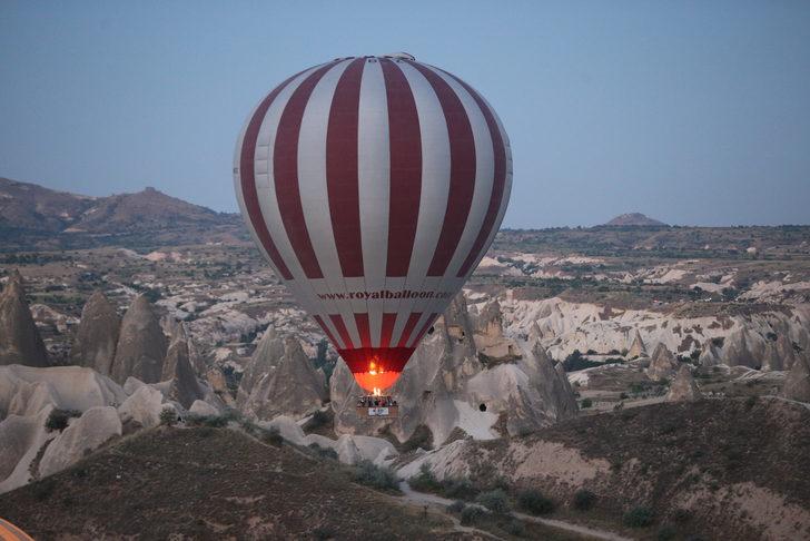 Kapadokya'da balon turlarına 7 ayda 327 bin 859 turist katıldı G1