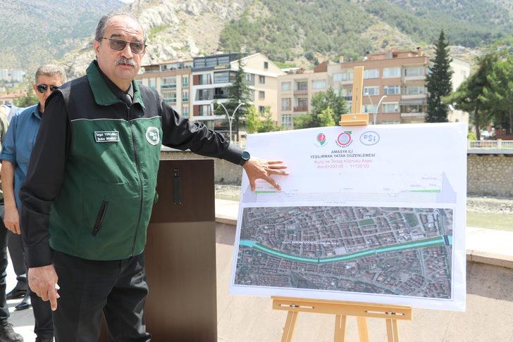 Amasya'da Yeşilırmak Nehri Temizleme, Islah ve Rekreasyon Projesi başladı G2