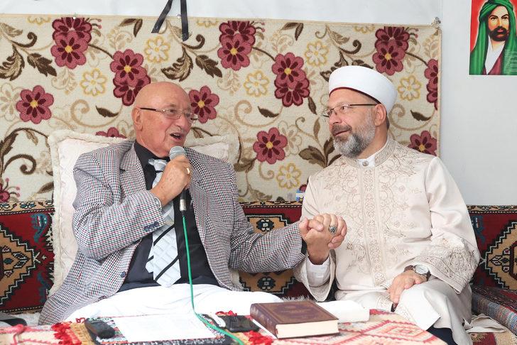 Diyanet İşleri Başkanı Erbaş, saldırıya uğrayan Şah-ı Merdan Cemevi'ni ziyaret etti G3