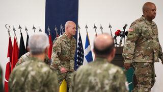 NATO Müttefik Kara Komutanlığında devir teslim töreni yapıldı