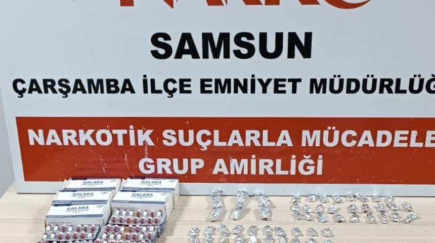 Samsun'da uyuşturucu operasyonlarında 2 kişi yakalandı