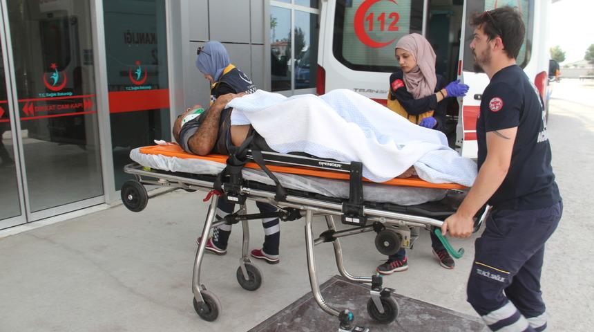 Konya'da kayısı ağacından düşen kişi yaralandı