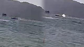 Muğla'da sürat motoru ve deniz taksi çarpıştı! Ölü ve yaralılar var, görüntüler ortaya çıktı