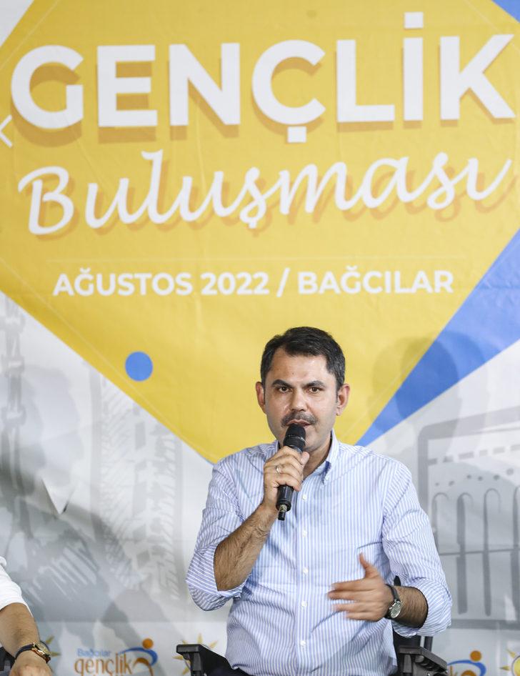 Çevre, Şehircilik ve İklim Değişikliği Bakanı Kurum, Bağcılar'da gençlerle buluşmada konuştu: G3