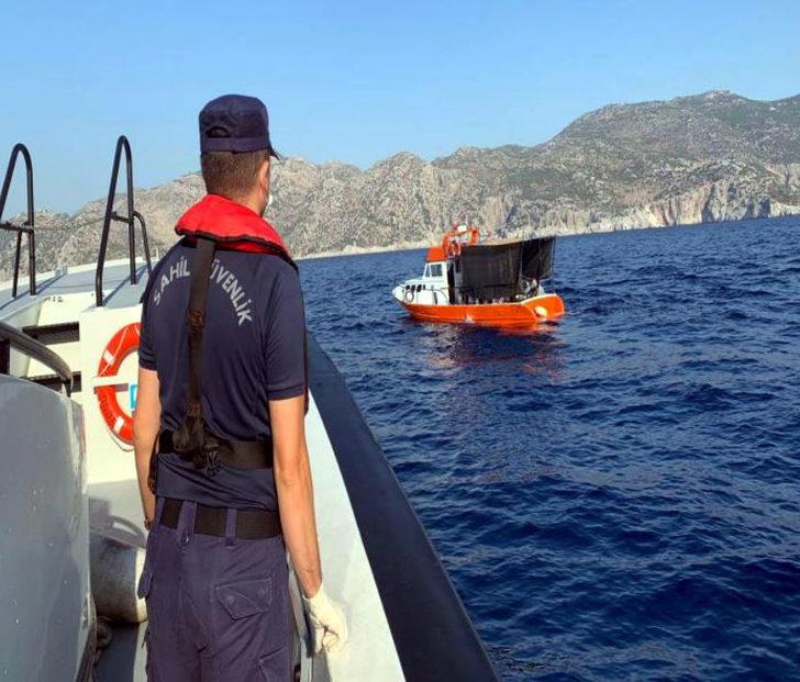 Muğla açıklarında 34 düzensiz göçmen yakalandı G2