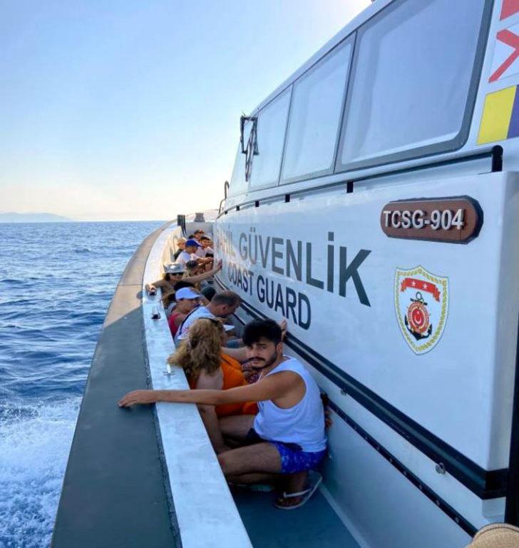 Muğla açıklarında 34 düzensiz göçmen yakalandı G3