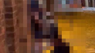 Sosyal medyada bir anda gündem oldu! Sokak ortasında cinsel ilişkiye giren çift herkesi şaşırttı