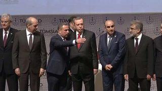 Cumhurbaşkanı Erdoğan müdahale etti Egemen Bağış sahneye çıktı