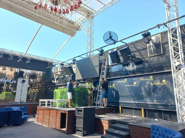 Bodrum'da kaçak gece kulübünde tahliye ve yıkım çalışması G2