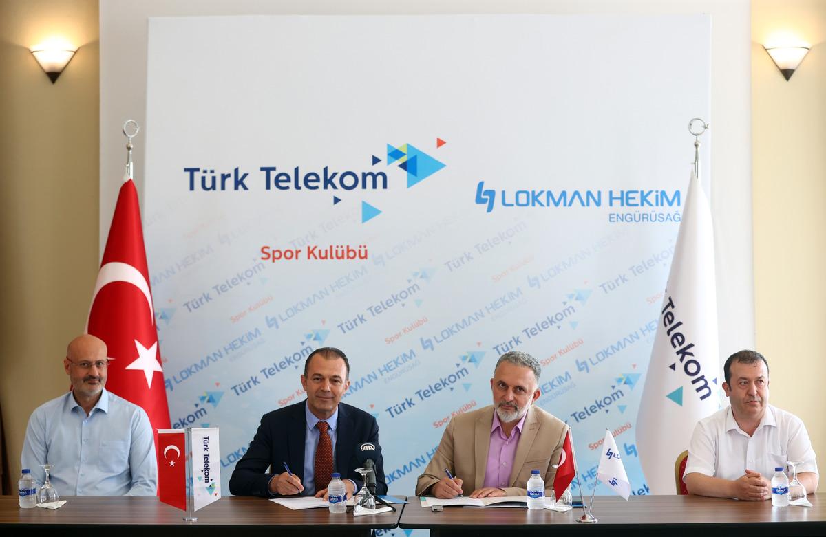 T&uuml;rk Telekom Spor Kul&uuml;b&uuml;, Lokman Hekim Sağlık Grubu ile sponsorluk anlaşması imzaladı