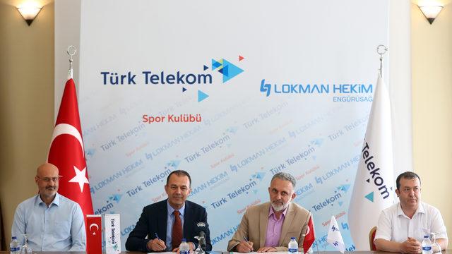 Türk Telekom Spor Kulübü, Lokman Hekim Sağlık Grubu ile sponsorluk anlaşması imzaladı