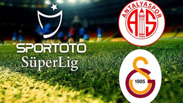 Antalyaspor Galatasaray Süper Lig maçı ne zaman, saat kaçta ve hangi kanalda?