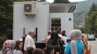 Motivasyon tırı devlet korumasındaki çocuklar için Amasya'da