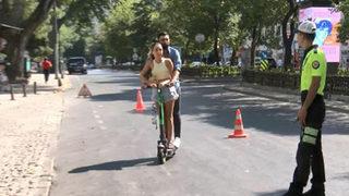 Scooter kullanıcısını isyan ettiren ceza: Polisin canı sıkıldı, ceza yazdılar