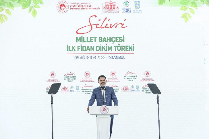 Silivri Millet Bahçesi'nde ilk fidanlar dikildi G3