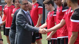 Gençlerbirliği Kulübü Başkanı Talip Çankırı'dan altyapı akademisine ziyaret