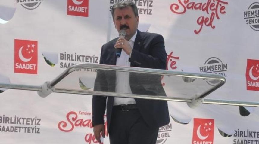 Destici: Erdoğan, iktidar değişiyor korkusuyla meydanlara iniyor