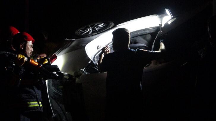 Çorum’da otomobil elektrik direğine çarptı 6 kişi yaralandı G2