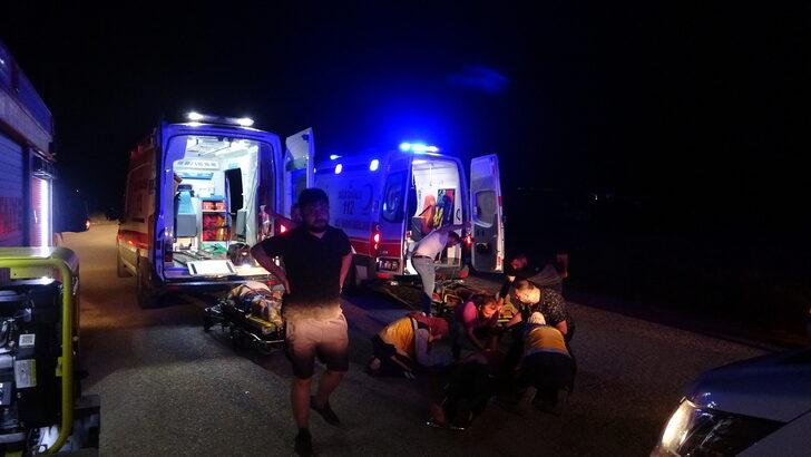 Çorum’da otomobil elektrik direğine çarptı 6 kişi yaralandı G4