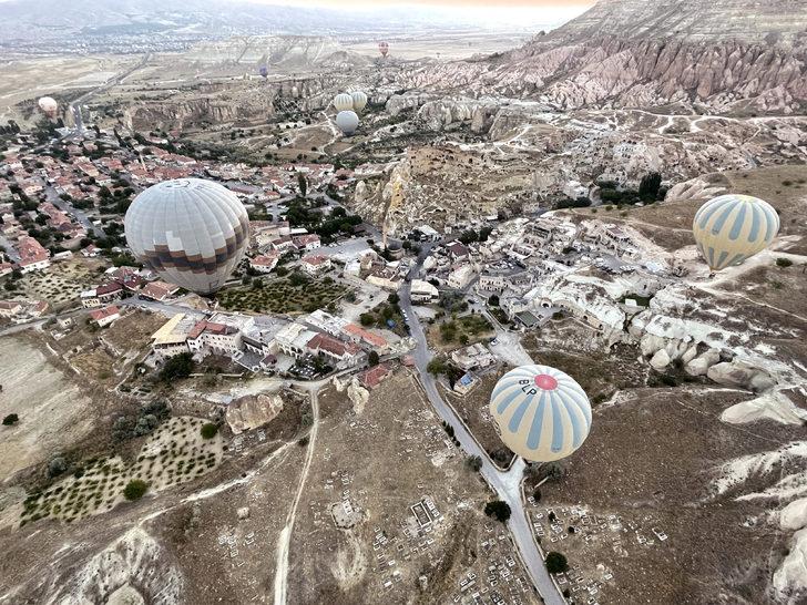 Kapadokya'da turistler yeni günü gökyüzünde karşıladı G5