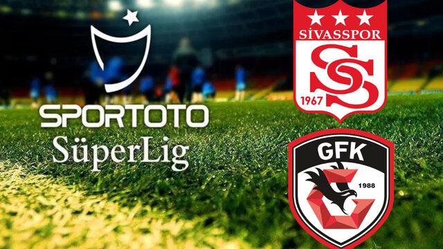 Sivasspor Gaziantep FK maçı bu akşam saat kaçta, hangi kanalda canlı izlenecek?
