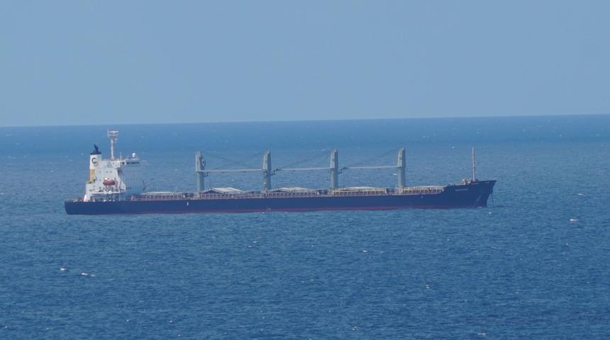 Ukrayna’dan İrlanda’ya gidecek olan mısır yüklü gemi, İstanbul'a ulaştı