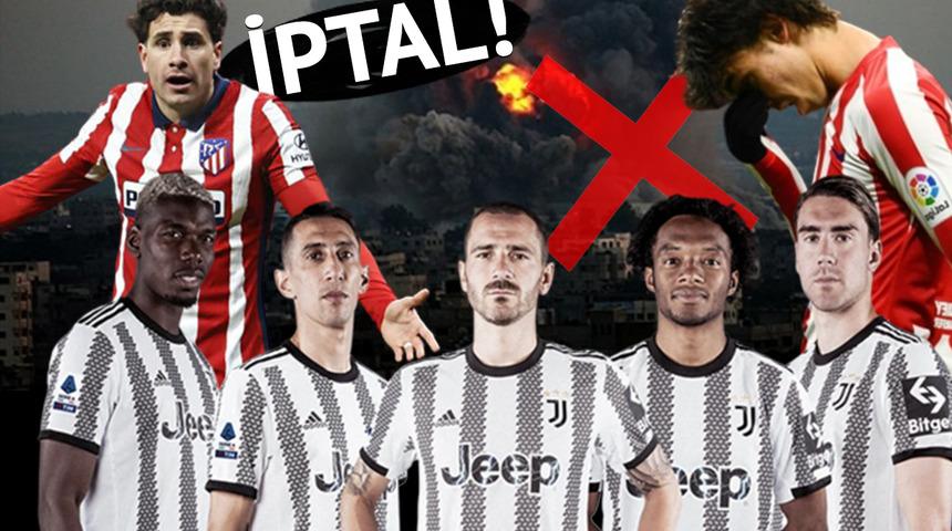 Son dakika spor haberi: Futbola askeri müdahale engeli! Atletico Madrid Juventus maçı iptal oldu