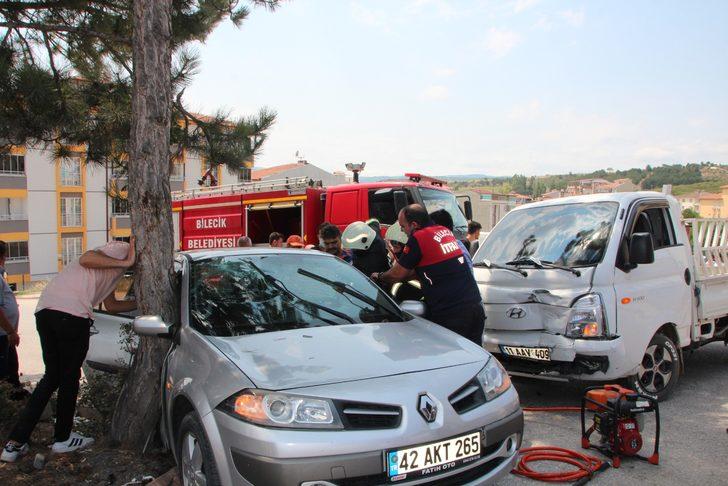 Bilecik'teki trafik kazasında 3 kişi yaralandı G3