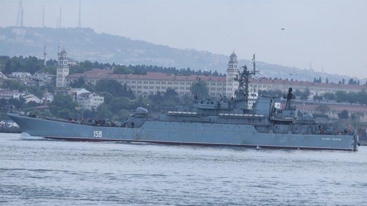 Boğaz'dan Rus Savaş gemisi geçti