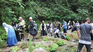 Hatay'da gönüllüler Geçilmez Kanyonu'nu temizledi