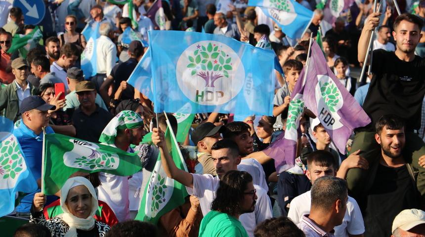 HDP Eş Genel Başkanı Mithat Sancar, Diyarbakır'daki mitingde konuştu: