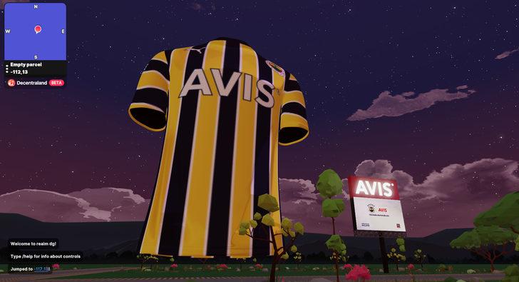 Avis, Fenerbahçe sponsorluğunu "metaverse"deki dev forma ile taçlandırdı G2