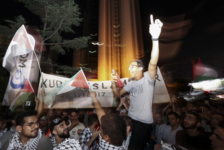 AGD İstanbul Şubesi üyeleri, İsrail'in Gazze Şeridi'ne yönelik saldırılarını protesto etti G2