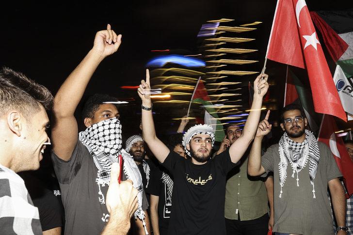 AGD İstanbul Şubesi üyeleri, İsrail'in Gazze Şeridi'ne yönelik saldırılarını protesto etti G3