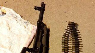 Makinalı tüfekle birlikte yakalandı