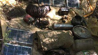 Tunceli'de teröristlerce kullanılan 2 sığınak imha edildi