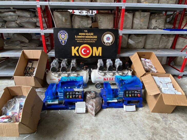 Adana'da 8 milyon 560 bin makaron ele geçirildi G2