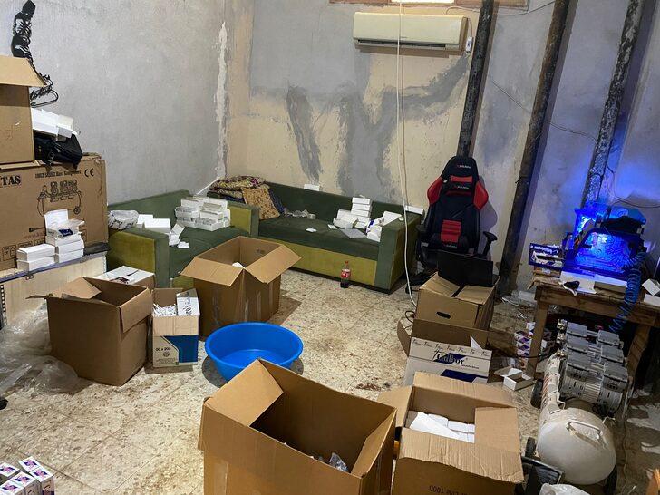 Adana'da 8 milyon 560 bin makaron ele geçirildi G3