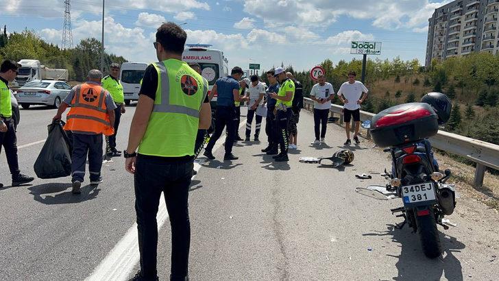 Kocaeli'de trafik kazasında iki motosikletin sürücüsü yaralandı G3
