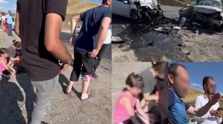 Erzurum'daki feci kazada büyük korku yaşayan küçük Tuğçe'nin sözleri yürek burktu: "Baba, bir daha araba kullanma, yeni araba da alma"