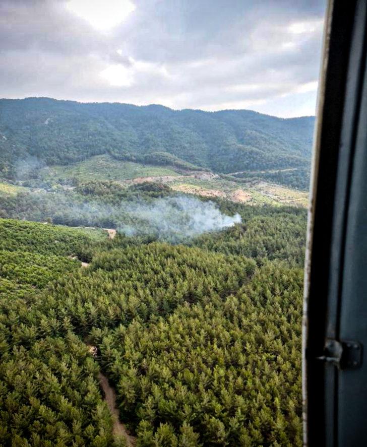 Osmaniye'de ormanlık ve örtülük alanda çıkan yangına müdahale ediliyor G2