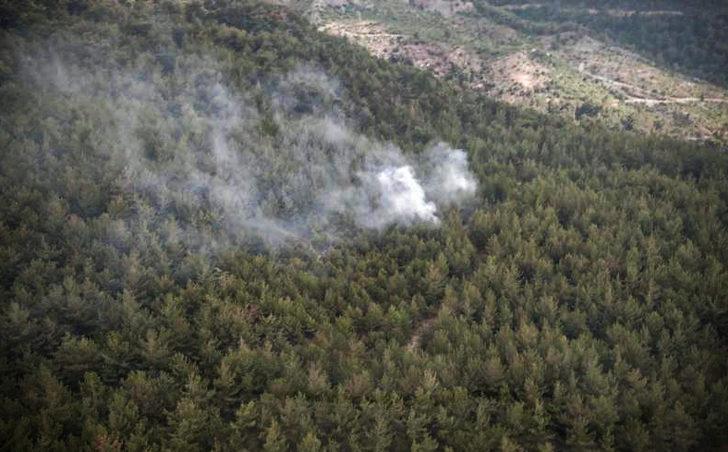 Osmaniye'de ormanlık ve örtülük alanda çıkan yangına müdahale ediliyor G3
